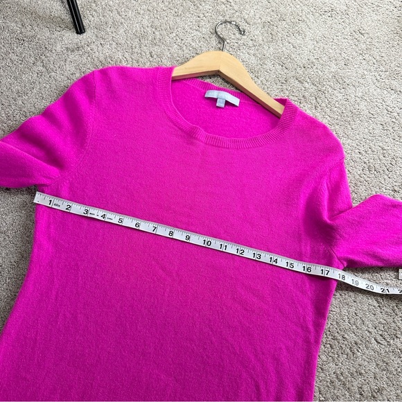 Antonio Melani Women’s 100% Cashmere Round Neck Sweater Longsleeve in Pink L - Picture 11 of 12